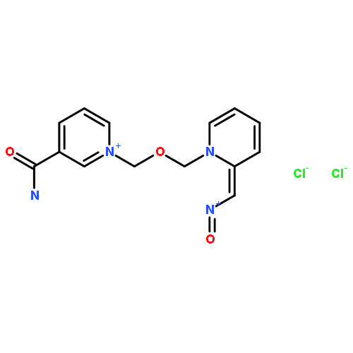 Pyridinium,1-[[[3-(aminocarbonyl)pyridinio]methoxy]methyl]-2-[(hydroxyimino)methyl]-,chloride (1:2)