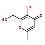 4H-Pyran-4-one, 3-hydroxy-2-(hydroxymethyl)-6-methyl-