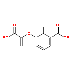 1,3-Cyclohexadiene-1-carboxylicacid, 5-[(1-carboxyethenyl)oxy]-6-hydroxy-, (5S,6S)-