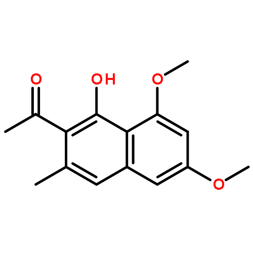 Ethanone, 1-(1-hydroxy-6,8-dimethoxy-3-methyl-2-naphthalenyl)-