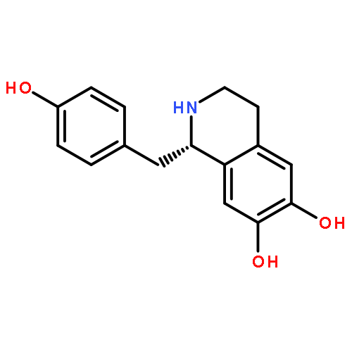 6,7-Isoquinolinediol, 1,2,3,4-tetrahydro-1-[(4-hydroxyphenyl)methyl]-,(1S)-