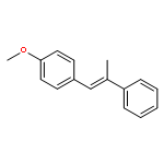 Benzene, 1-methoxy-4-(2-phenyl-1-propenyl)-