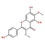 4H-1-Benzopyran-4-one,5,7-dihydroxy-2-(4-hydroxyphenyl)-3,6-dimethoxy-