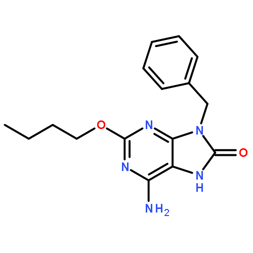 8H-Purin-8-one, 6-amino-2-butoxy-7,9-dihydro-9-(phenylmethyl)-