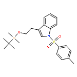 1H-Indole,3-[2-[[(1,1-dimethylethyl)dimethylsilyl]oxy]ethyl]-1-[(4-methylphenyl)sulfonyl]-