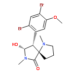 1,7-Diazaspiro[4.4]nonan-6-one,9-(2,4-dibromo-5-methoxyphenyl)-8-hydroxy-1,7-dimethyl-, (5S,8R,9R)-