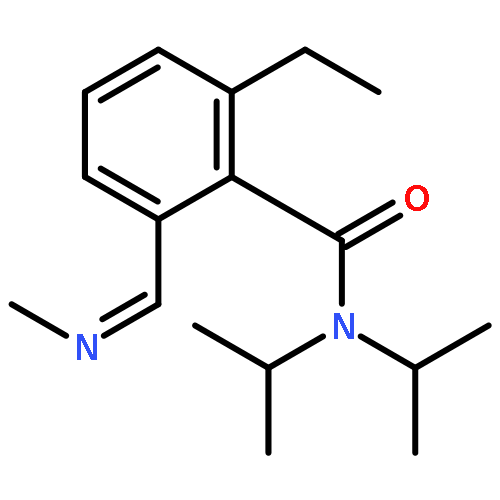 Benzamide, 2-ethyl-N,N-bis(1-methylethyl)-6-[(methylimino)methyl]-