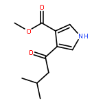 1H-Pyrrole-3-carboxylic acid, 4-(3-methyl-1-oxobutyl)-, methyl ester