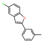 Benzofuran, 5-chloro-2-(3-methylphenyl)-