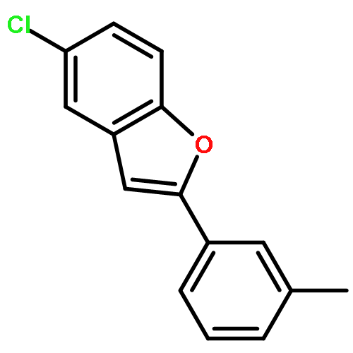 Benzofuran, 5-chloro-2-(3-methylphenyl)-