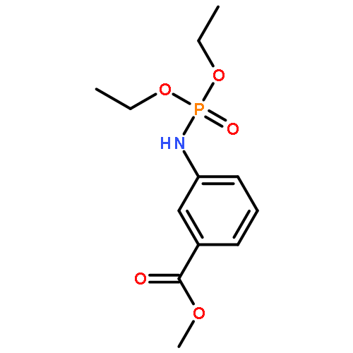 Benzoic acid,3-[(diethoxyphosphinyl)amino]-, methyl ester