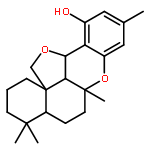 1H,11bH,13H-Benzo[a]furo[2,3,4-mn]xanthen-11-ol,2,3,4,4a,5,6,6a,13b-octahydro-4,4,6a,9-tetramethyl-, (4aS,6aS,11bR,13aS,13bS)-