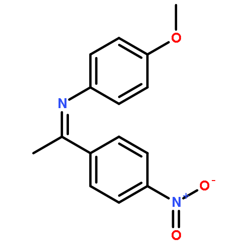 Benzenamine, 4-methoxy-N-[1-(4-nitrophenyl)ethylidene]-