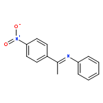 Benzenamine, N-[1-(4-nitrophenyl)ethylidene]-