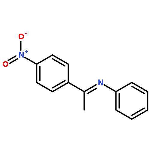 Benzenamine, N-[1-(4-nitrophenyl)ethylidene]-