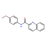 N-(4-METHOXYPHENYL)QUINOLINE-2-CARBOXAMIDE 