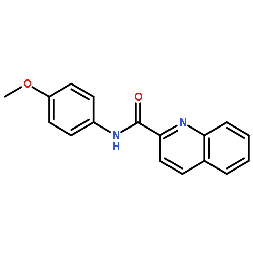 N-(4-METHOXYPHENYL)QUINOLINE-2-CARBOXAMIDE 