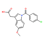 1H-Indole-3-acetic acid, 1-(4-chlorobenzoyl)-5-methoxy-