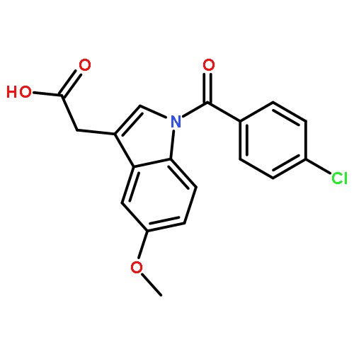 1H-Indole-3-acetic acid, 1-(4-chlorobenzoyl)-5-methoxy-