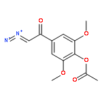 Ethanone,1-[4-(acetyloxy)-3,5-dimethoxyphenyl]-2-diazo-