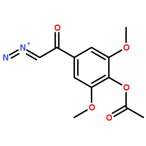 Ethanone,1-[4-(acetyloxy)-3,5-dimethoxyphenyl]-2-diazo-