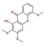 9H-Xanthen-9-one,1-hydroxy-2,3,5-trimethoxy-