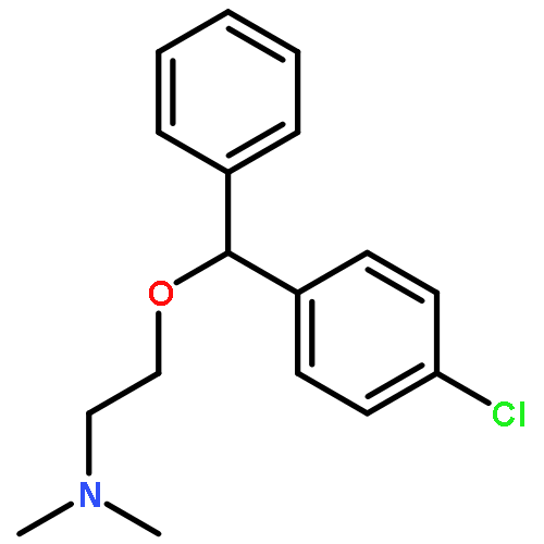 Ethanamine, 2-[(4-chlorophenyl)phenylmethoxy]-N,N-dimethyl-