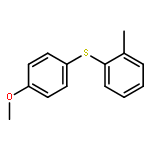 Benzene, 1-[(4-methoxyphenyl)thio]-2-methyl-