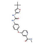 2-Pyridinecarboxamide,4-[4-[[[[5-(1,1-dimethylethyl)-3-isoxazolyl]amino]carbonyl]amino]phenoxy]-N-methyl-