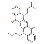 Quino[2,3-b]acridine-7,14-dione, 5,12-dihydro-5,12-bis(3-methylbutyl)-