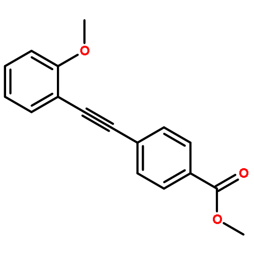 Benzoic acid, 4-[(2-methoxyphenyl)ethynyl]-, methyl ester