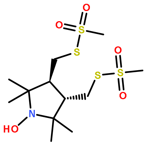 1H-Pyrrol-1-yloxy,2,5-dihydro-2,2,5,5-tetramethyl-3,4-bis[[(methylsulfonyl)thio]methyl]- (9CI)