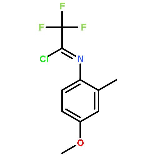 Ethanimidoyl chloride, 2,2,2-trifluoro-N-(4-methoxy-2-methylphenyl)-