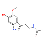 Acetamide,N-[2-(6-hydroxy-5-methoxy-1H-indol-3-yl)ethyl]-