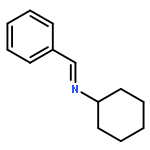 Cyclohexanamine, N-(phenylmethylene)-