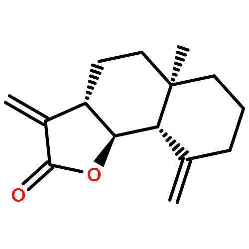 Naphtho[1,2-b]furan-2(3H)-one,decahydro-5a-methyl-3,9-bis(methylene)-, (3aS,5aR,9aS,9bS)-