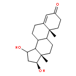 Androst-4-en-3-one,15,17-dihydroxy-, (15a,17b)-