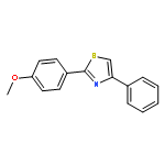 2-(4-METHOXYPHENYL)-4-PHENYL-1,3-THIAZOLE 