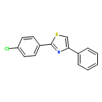 2-(4-CHLOROPHENYL)-4-PHENYL-1,3-THIAZOLE 