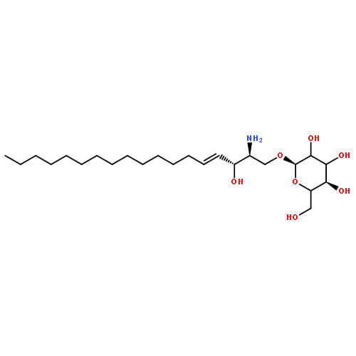 b-D-Galactopyranoside,(2S,3R,4E)-2-amino-3-hydroxy-4-octadecen-1-yl