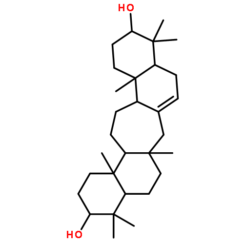 1H-Cyclohepta[1,2-a:5,4-a']dinaphthalene-3,11-diol,2,3,4,4a,5,6,6a,7,9,9a,10,11,12,13,13a,13b,14,15,15a,15b-eicosahydro-4,4,6a,10,10,13a,15b-heptamethyl-,(3S,4aR,6aS,9aR,11S,13aR,13bS,15aS,15bR)-