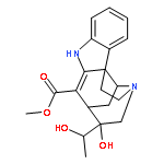 Curan-17-oic acid,2,16-didehydro-19,20-dihydroxy-, methyl ester, (19S)-