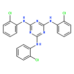 1,3,5-Triazine-2,4,6-triamine,N2,N4,N6-tris(2-chlorophenyl)-