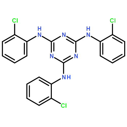 1,3,5-Triazine-2,4,6-triamine,N2,N4,N6-tris(2-chlorophenyl)-