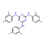 1,3,5-Triazine-2,4,6-triamine, N,N',N''-tris(2,4-difluorophenyl)-