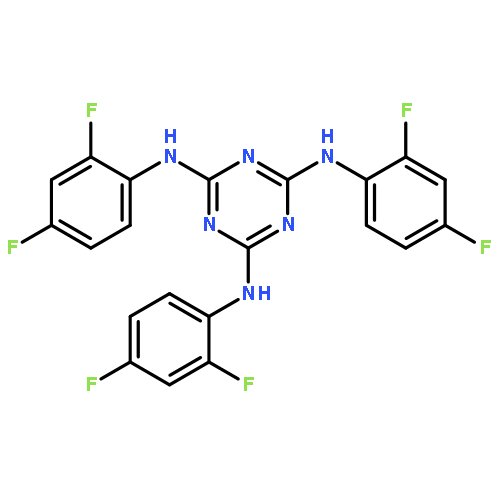 1,3,5-Triazine-2,4,6-triamine, N,N',N''-tris(2,4-difluorophenyl)-