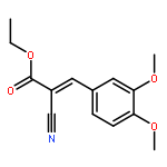 2-Propenoic acid,2-cyano-3-(3,4-dimethoxyphenyl)-, ethyl ester