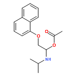 Ethanol,1-[(1-methylethyl)amino]-2-(1-naphthalenyloxy)-, 1-acetate