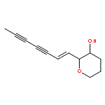 (2S,3R)-2-[(1E)-hept-1-ene-3,5-diyn-1-yl]tetrahydro-2H-pyran-3-ol