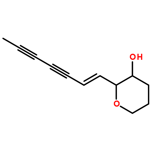 (2S,3R)-2-[(1E)-hept-1-ene-3,5-diyn-1-yl]tetrahydro-2H-pyran-3-ol